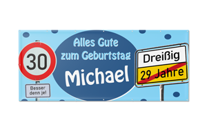 Geburtstagsbanner