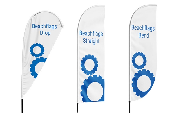 Beachflags-Ersatzdruck